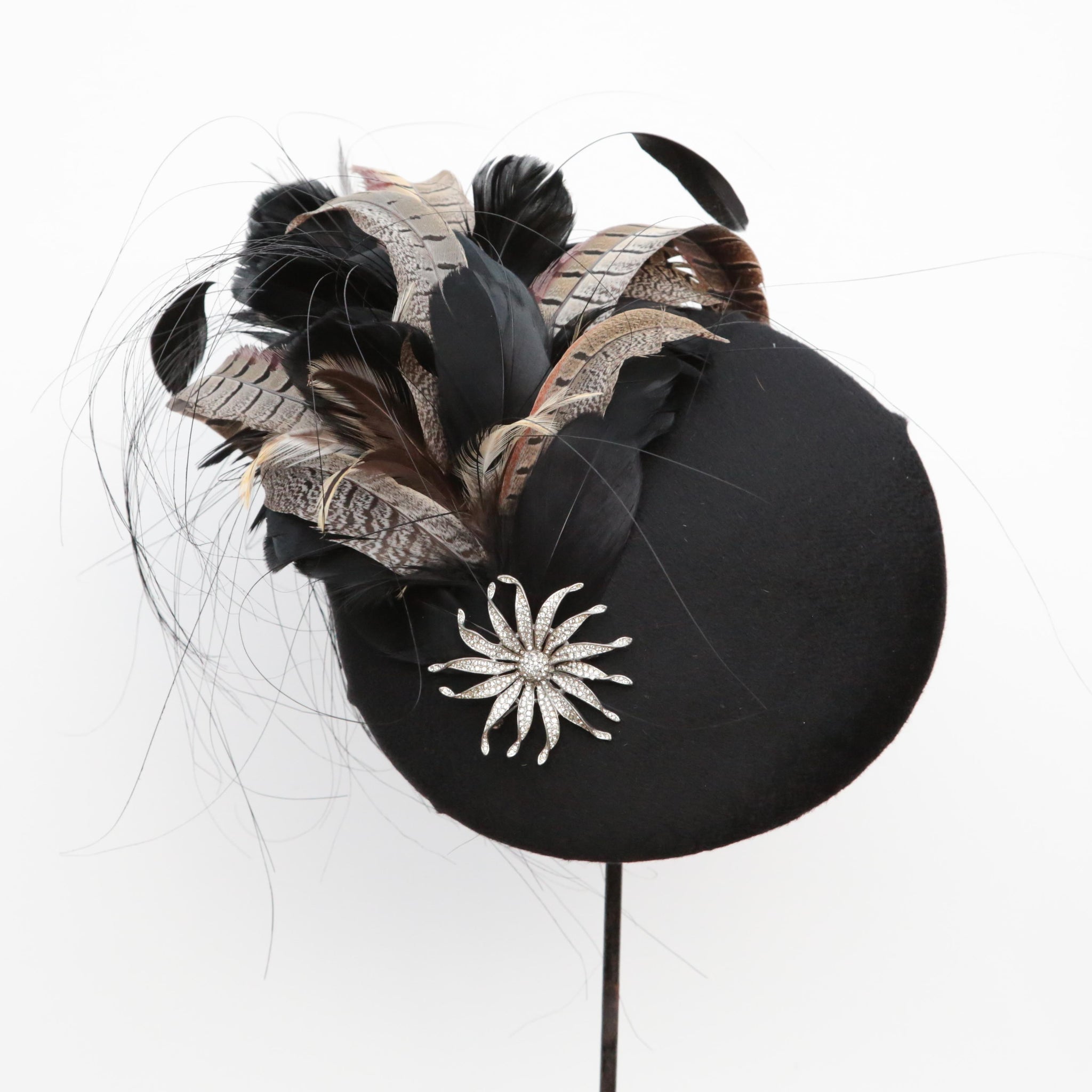 Black Cashmere Beret