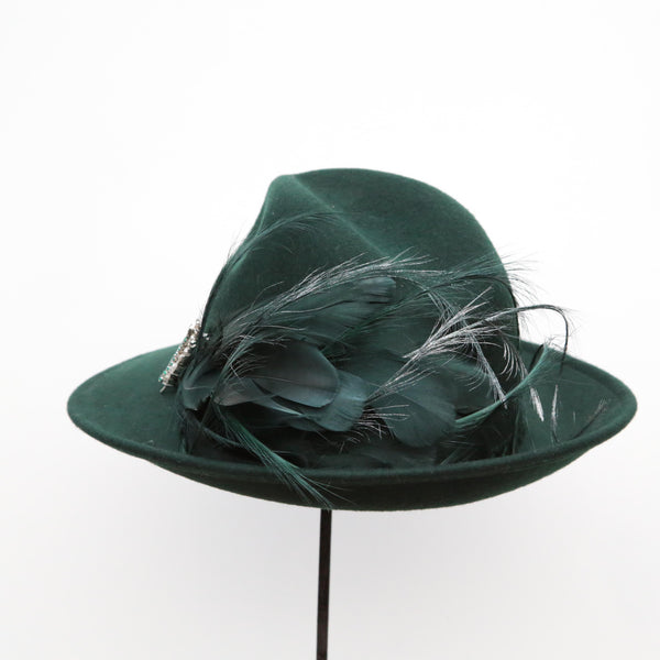 Green Wool Trilby