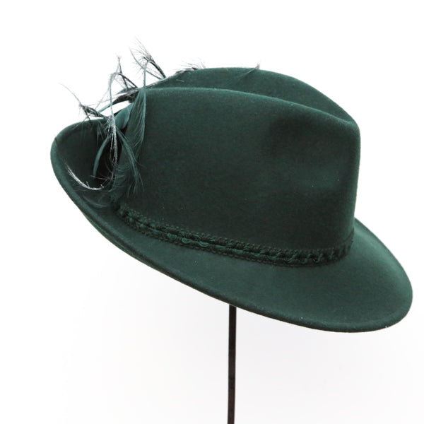 Green Wool Trilby