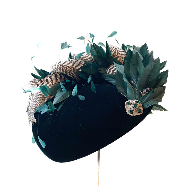 Bottle Peahen ~ SOLD