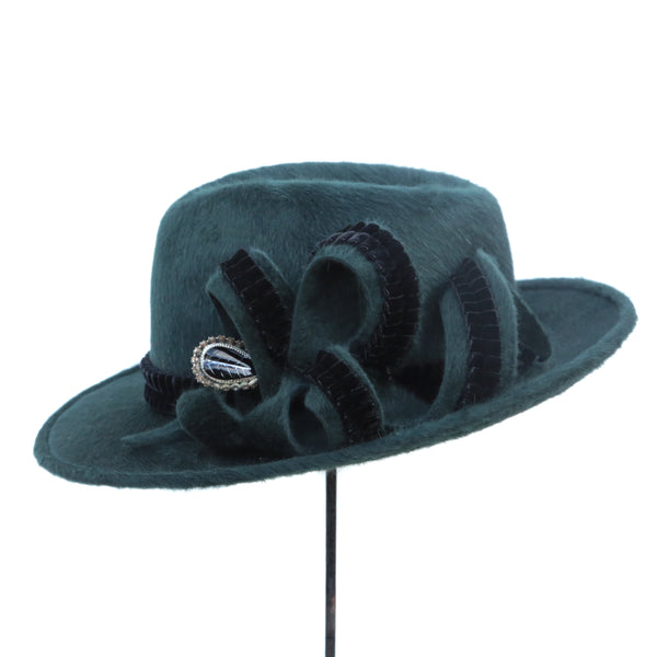 Bottle Pleat Trilby