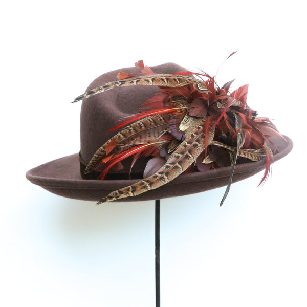 Brown Pheasant Trilby