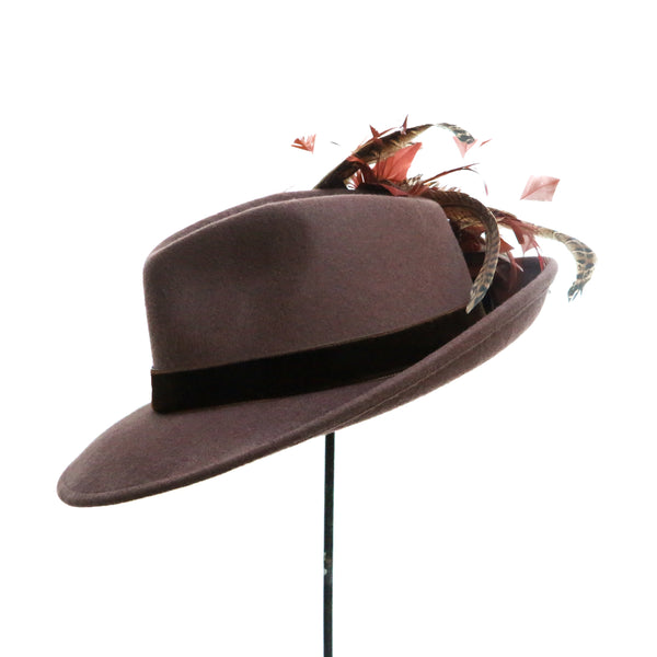 Brown Pheasant Trilby