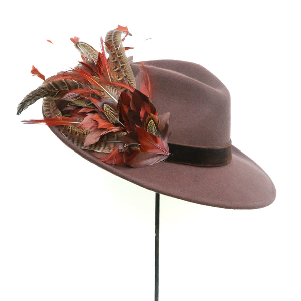 Brown Pheasant Trilby
