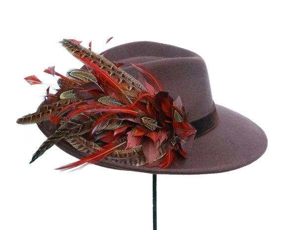 Brown Pheasant Trilby