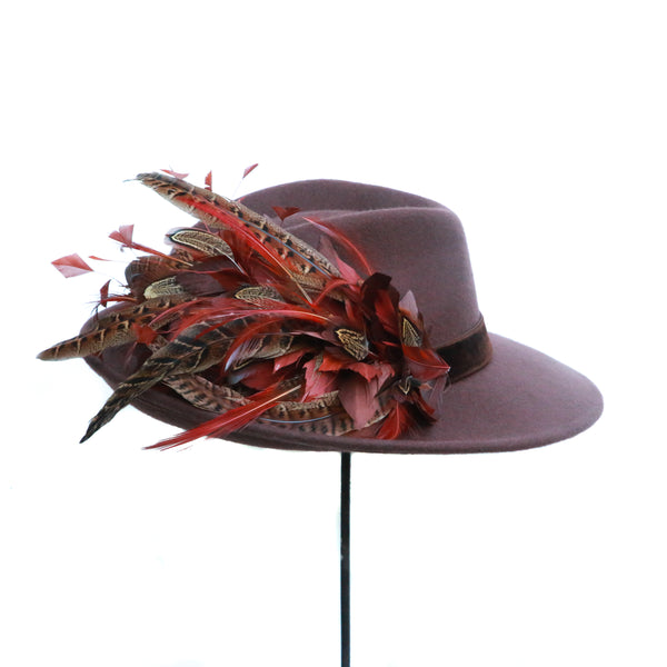 Brown Pheasant Trilby