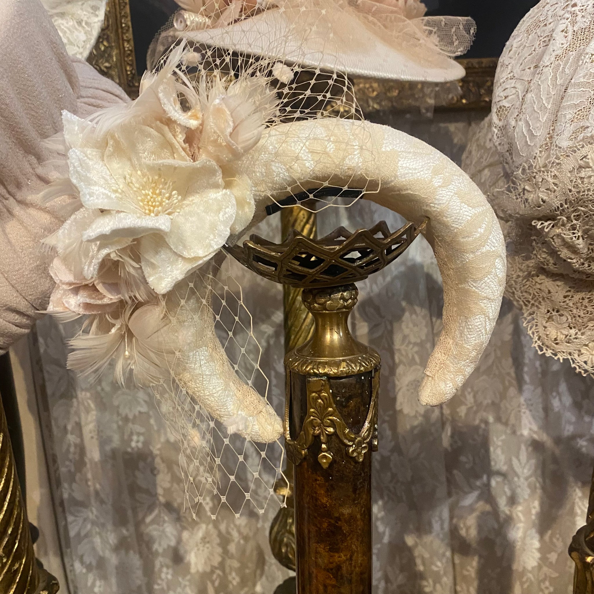 Peach Lace Fleur