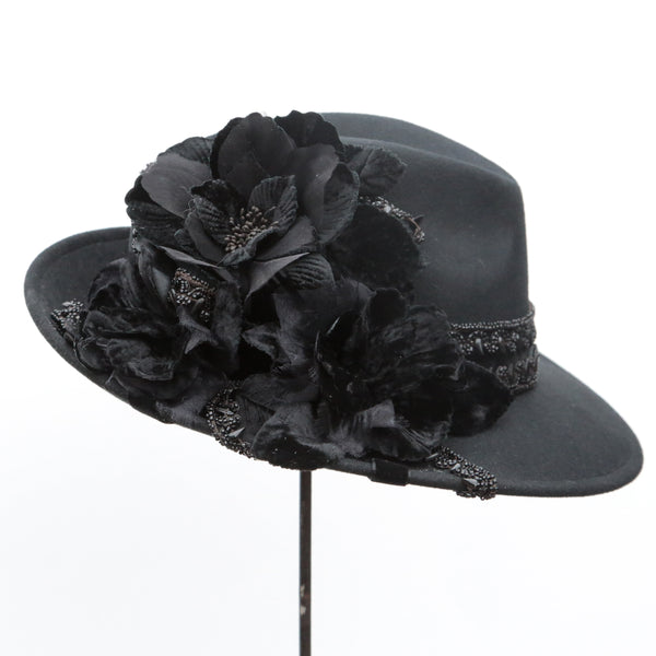 Fleur Noir Trilby