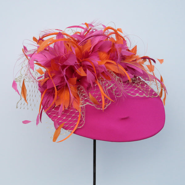Fuchsia Orange Wave ~ SOLD