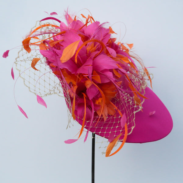 Fuchsia Orange Wave ~ SOLD