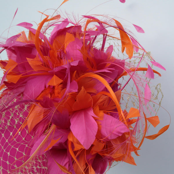 Fuchsia Orange Wave ~ SOLD