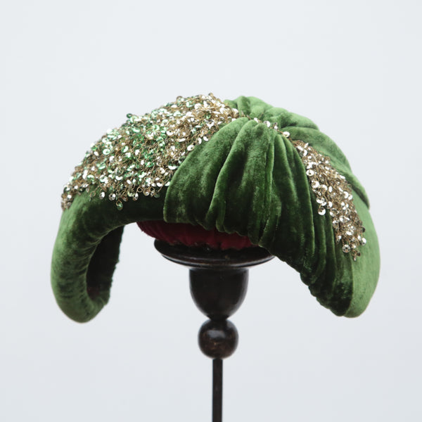 Green Sequin Moon