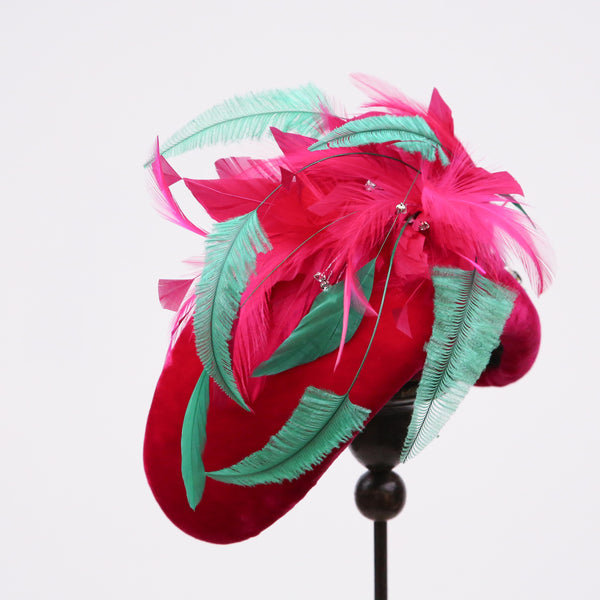 Hot Pink Emerald moon