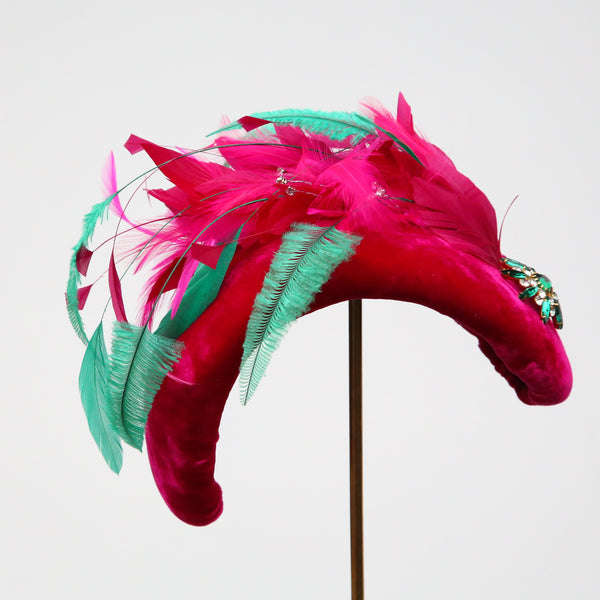 Hot Pink Emerald moon