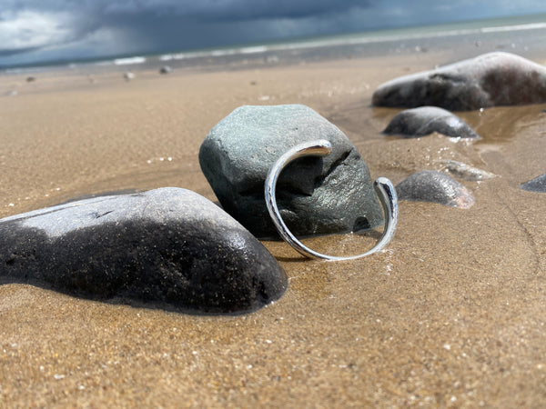 Silver Lamu Bangle