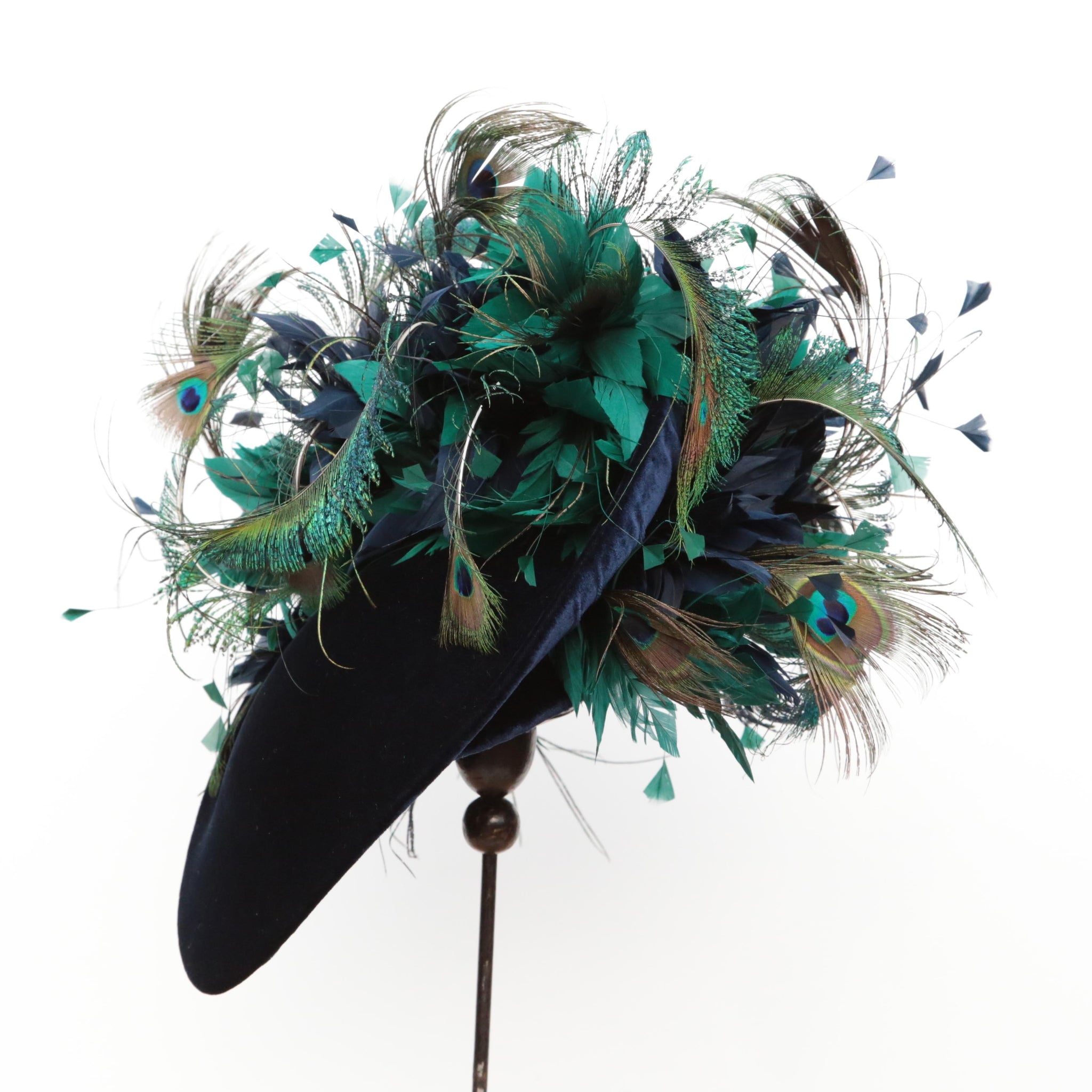 Navy Peacock Green