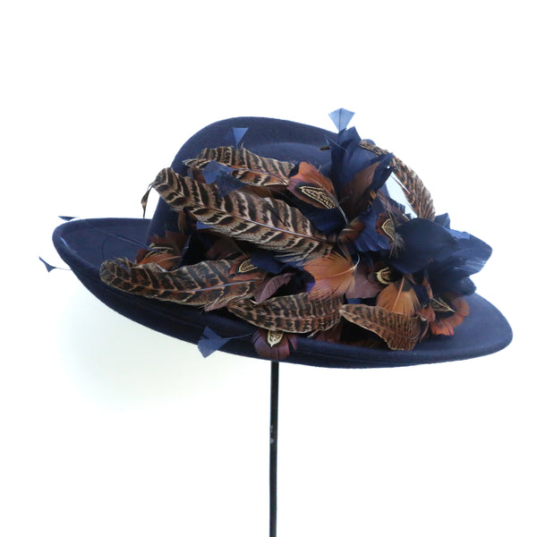 Navy Brown Pheasant