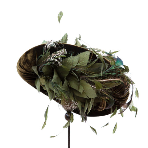 Olive White Peacock