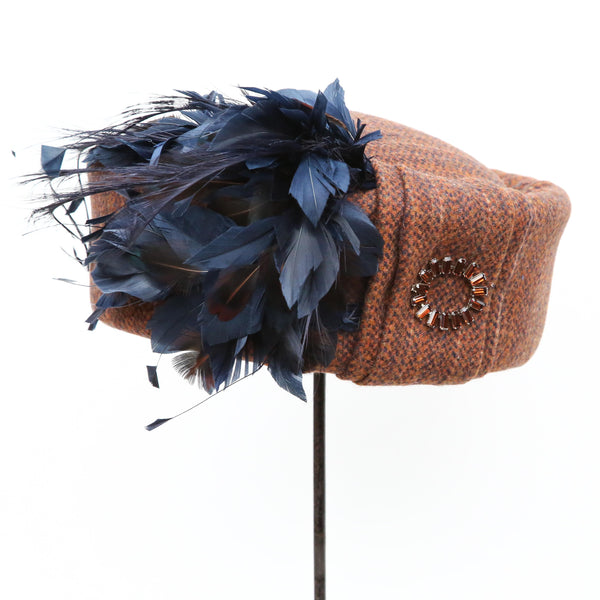 Orange Tweed Cossack