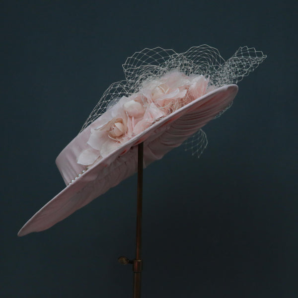 Peach Pearl Boater