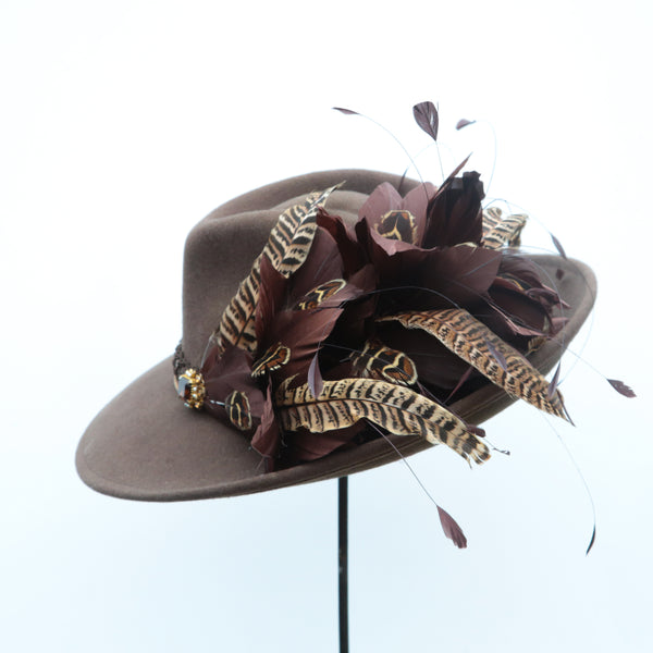 Pheasant Brown Trilby ~ SOLD