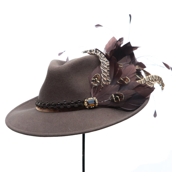 Pheasant Brown Trilby ~ SOLD