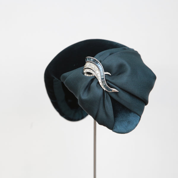Teal Crescent ~ SOLD