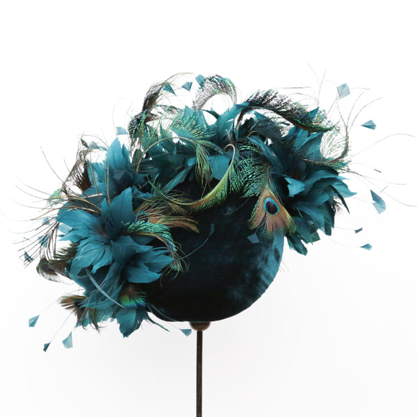 Teal Peacock On Point