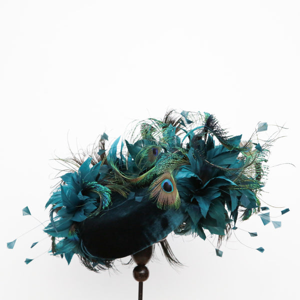 Teal Peacock On Point