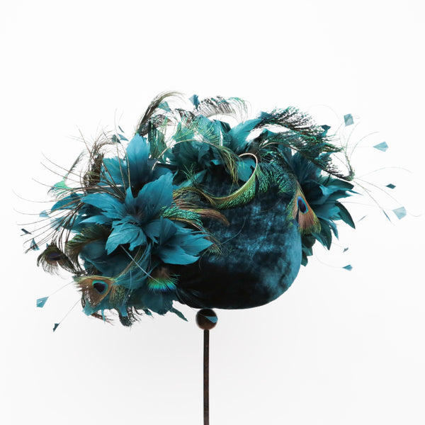 Teal Peacock On Point