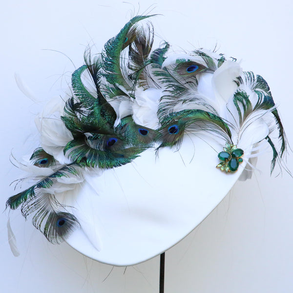 White Silk Peacock