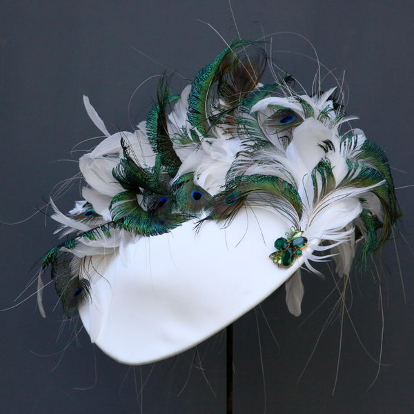 White Silk Peacock