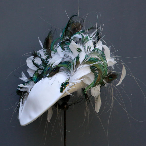 White Silk Peacock