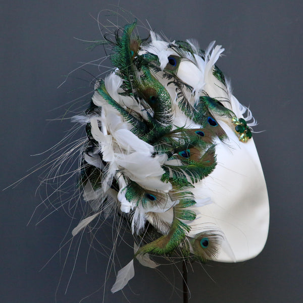 White Silk Peacock