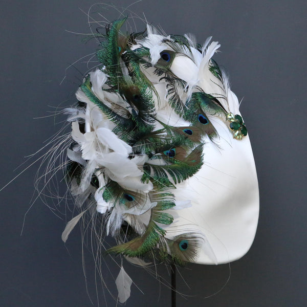 White Silk Peacock