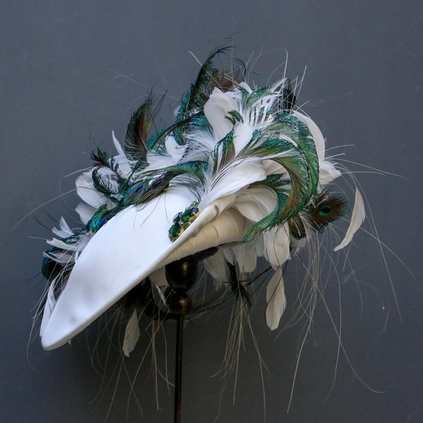 White Silk Peacock