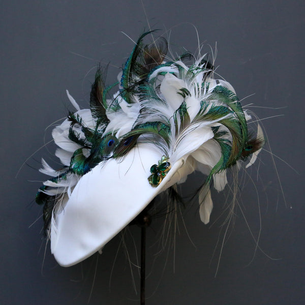 White Silk Peacock