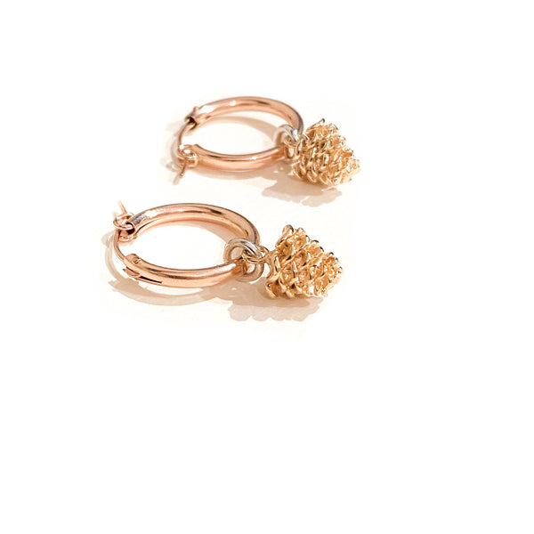 Pine Cone Hoops