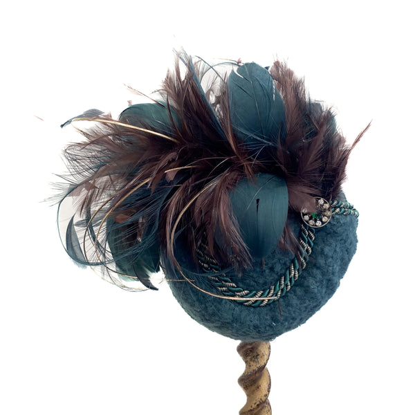 Green wool brown