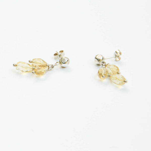 Citrine Silver Grapes