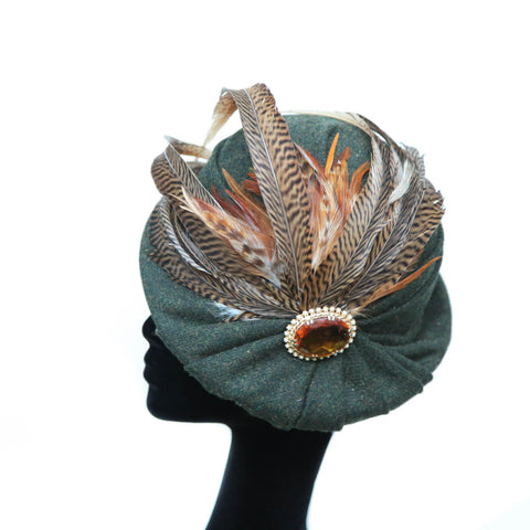 Golden Pheasant Cloche ~ SOLD