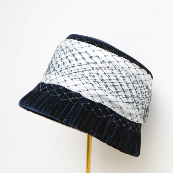 Navy Cloche