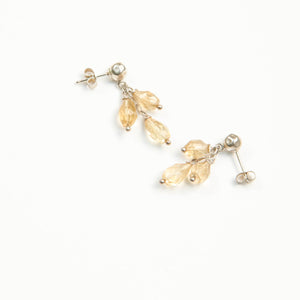 Citrine Silver Grapes