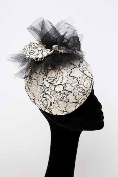 Black & White Lace ~ SOLD