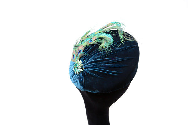 Peacock Beret ~ SOLD