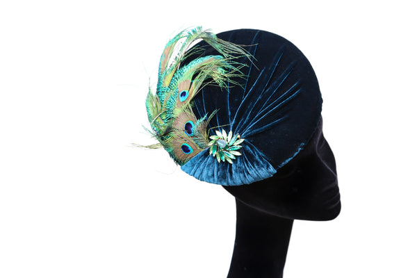 Peacock Beret ~ SOLD