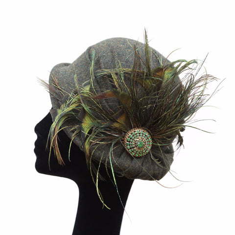 Peacock Cloche II ~ SOLD