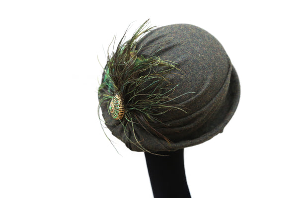 Peacock Cloche II ~ SOLD