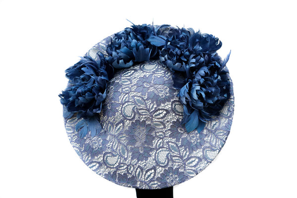 Lace Blue Rose ~ SOLD