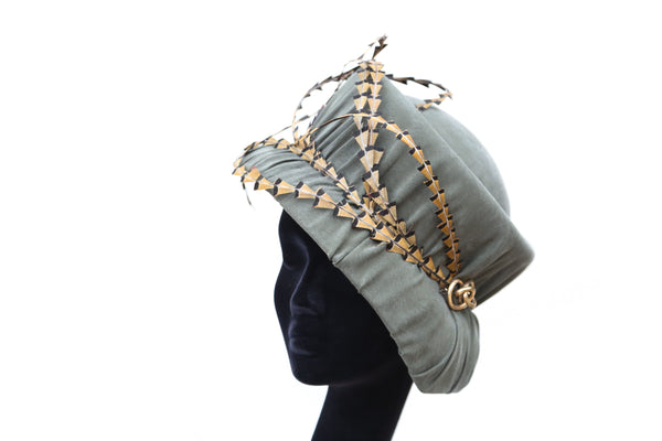 Olive Bucket Cloche ~ SOLD